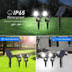T-SUN Solar Spotlights Outdoor Waterproof, 2-in-1 Solar Landscape Spotlights - Image 6