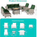 10-Piece Outdoor Patio Furniture Set - Image 2