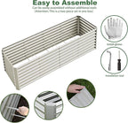 8x2x2ft Raised Garden Bed Kit, Galvanized Planter Garden Boxes Outdoor - Image 2