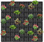 72 Pockets Hanging Planter Bags, Hanging Vertical Wall Mounted Plant Planting by Pehciroe