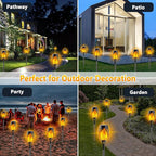 10Pack Solar Lights Outdoor, Mini Solar Torch Lights - Image 6