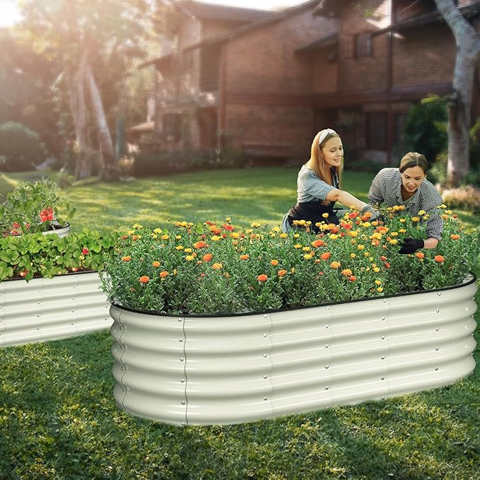 Raised Garden Bed Kit, Large Metal Raised Beds - Image 6