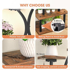 Plant Stand Indoor with Grow Light, 8 Tiered 48" Small Plant Shelf, Corner - Image 7