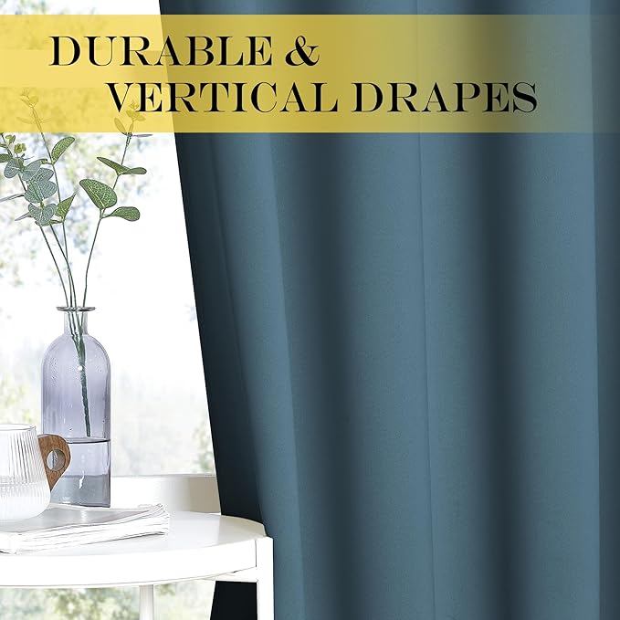 NICETOWN Blackout Patio Curtains 100 x 95 Inches Long - Image 6