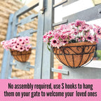 LaLaGreen 16 Inch Wall Hanging Planters - Image 5