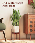 Adjustable Plant Stand Indoor, Bamboo Plant Stand Fits 8 9 10 11 12 Inches - Image 6