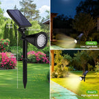 Solar Spot Lights Outdoor Waterproof, 18 LED Solar Powered Landscape Lighting - Image 6