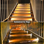 VOLISUN Solar Stair Lights 6 Pack, Solar Step Lights Outdoor Waterproof IP67 - Image 3