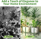 Aripark Plant Stand Indoor Adjustable, Metal Modern Small Plant Stands - Image 4