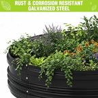 WORKPRO 2PK 8x4x1ft Outdoor Galvanized Raised Garden Bed, Easy Assembly Planter - Image 7