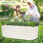 Galvanized Raised Garden Bed Outdoor- 2 Pcs Raised Beds - Image 8