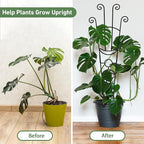 32.6in Plant Trellis for Climbing Plants Indoor Outdoor, Expandable Large Metal - Image 3