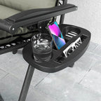 Outsunny Zero Gravity Chairs Set of 2, Reclining Folding Zero Gravity Lounge - Image 9