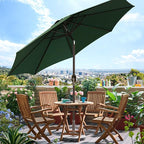 Blissun 9' Outdoor Patio Umbrella, Outdoor Table Umbrella, Yard Umbrella - Image 5