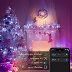 Brizled Smart String Lights, 196ft 600 LED Smart WiFi Color Changing Fairy - Image 5