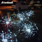 Anordsem Solar Fireworks Lights Outdoor: Garden Light Waterproof - Image 2