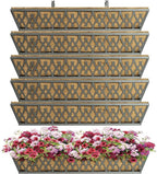 6 Pack 30 Inch Window Boxes Planters Railing Planter Box by KarlliuHOMEGARDEN