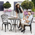DWVO 25 Inches Round Patio Dining Table - Image 6