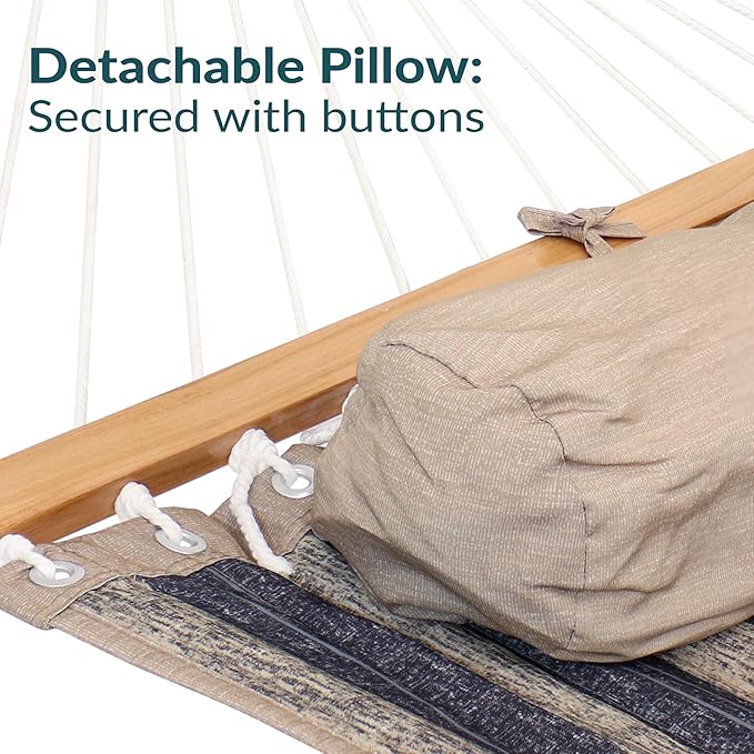 Sunnydaze Quilted Outdoor Hammock - Image 7