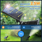 KEV 800 Lumens Solar Spot Lights Outdoor, 18 LEDs Solar Flood Lights - Image 3