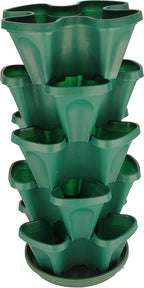 Mr. Stacky 1305-HG 5-Tier Stackable Strawberry, & Vegetable Planter - Image 6