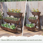 3-Tier Wooden Vertical Raised Garden Bed - Image 6