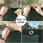 UPGRADE Privacy Screen 3' x 16' Fence Commercial Shade Cover - Image 5