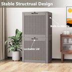 Outdoor Storage Box, Resin Deck Boxes Indoor and outdoor, Waterproof Storage - Image 8
