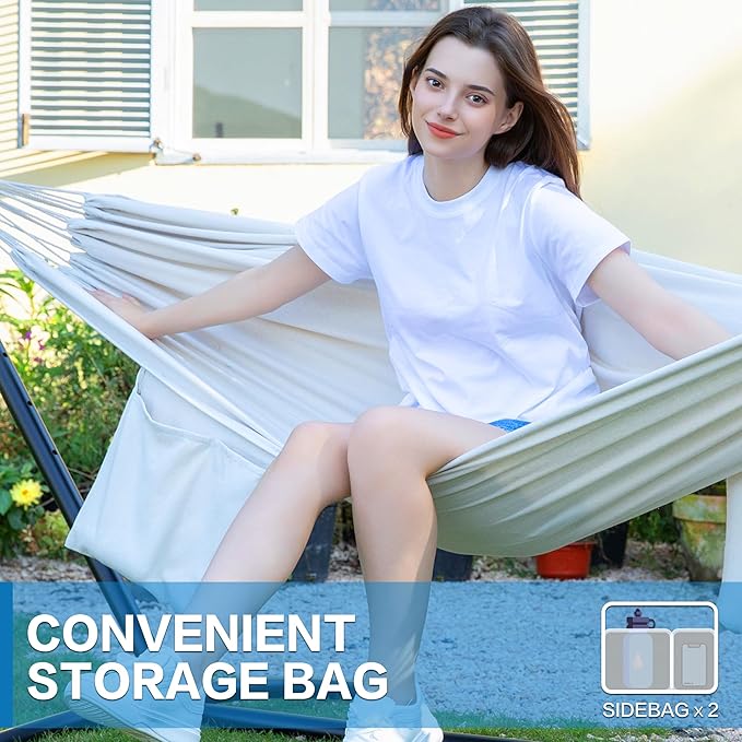 PNAEUT Double Hammocks with Stand - Image 5