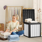40 Gallon Resin Deck Box, Lockable Patio Outdoor Storage Box - Image 5