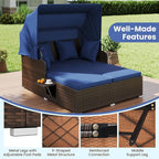 Tangkula Patio Rattan Daybed - Image 9