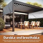 Universal Pergola Replacement Canopy Outdoor Canopy Shade Cover Waterproof - Image 7