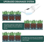 D'vine Dev Herb Garden Planter Set, Plastic Plant Pots - Image 6