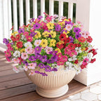 Bassion Artificial Flowers for Outdoors, 24 Bundles UV Resistant Fake Flowers - Image 6
