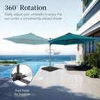 Best Choice Products 10ft Solar LED Offset Cantilever Hanging Market Patio - Image 3