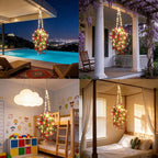 Comtelek Artificial Flowers for Outdoors Fake Hanging Plants - Image 9