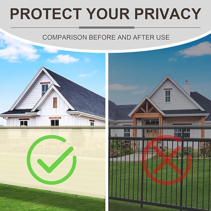 LOVE STORY Balcony Privacy Screen, UV Protection and Weather-Resistant - Image 6