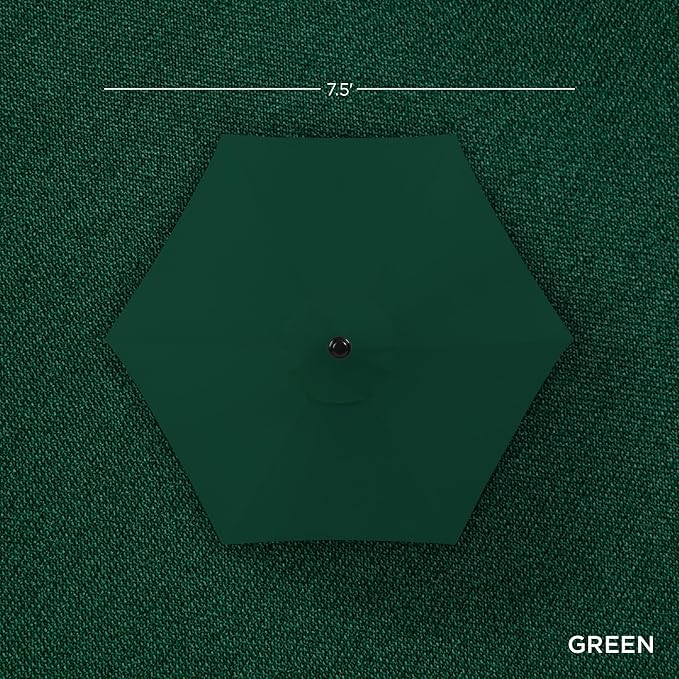 Best Choice Products 7.5ft Heavy-Duty Round Outdoor Market Table Patio Umbrella - Image 4