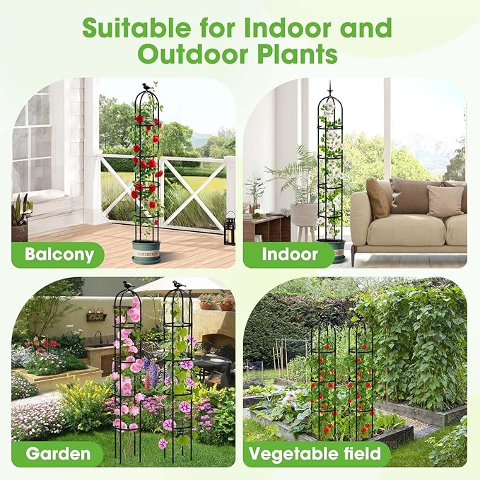 2026 Updated Garden Obelisk Trellis - Image 8