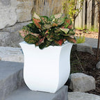 Mayne 5873-W Polyethylene Planter - Image 4