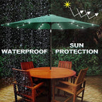 Blissun 9 ft Solar Umbrella, Patio Umbrella - Image 5