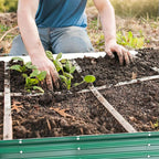 Galvanized Raised Garden Bed for Gardening, Modular Above Ground Growing - Image 2