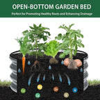 2 Pcs 2x2X1 FT Round Galvanized Raised Garden Bed Kit, Metal Raised Box - Image 6