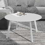 Grand patio 28-inch Outdoor Steel Coffee Table, Round Patio Side Table - Image 2