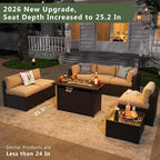 Aoxun 8 Piece Patio Furniture Set - Image 3
