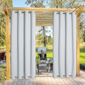NICETOWN Greyish White Privacy Outdoor Curtain by NICETOWN