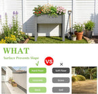 Raised Garden Bed with Legs, Outdoor Wood Elevated Planter Box, Thick Legs - Image 8