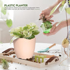 Utopia Home - Plant Pots with Drainage - 7/6.6/6/5.3/4.8 Inches Home Decor - Image 4