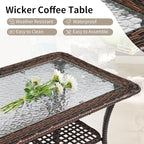 VINGLI Outdoor Coffee Table - Image 4
