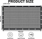 Sun Shade Cloth with Grommets, 90% UV Protection Shade Fabric, Pergola Shade - Image 2